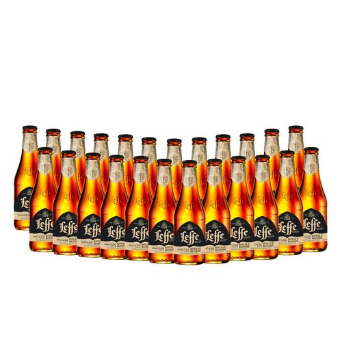 Pack 24 Cervezas Leffe Royale Blonde Botella 250ml