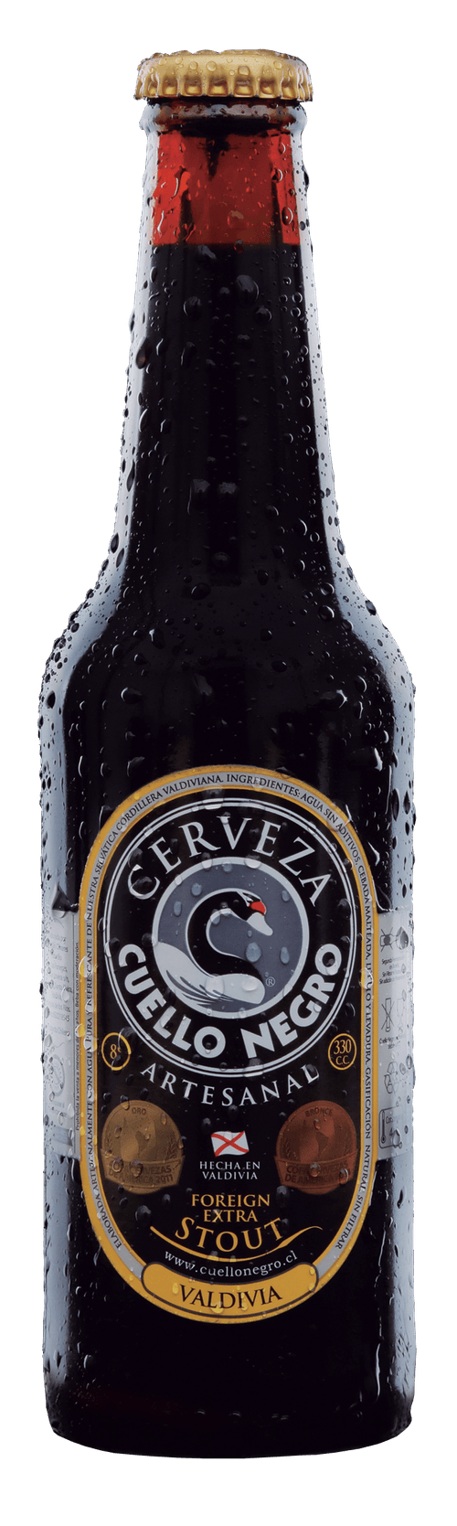 Cerveza Cuello Negro Stout Botella 330 ml