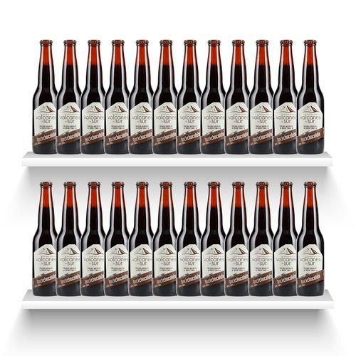 Pack 24 Cervezas Volcanes Del Sur Bockchocolate
