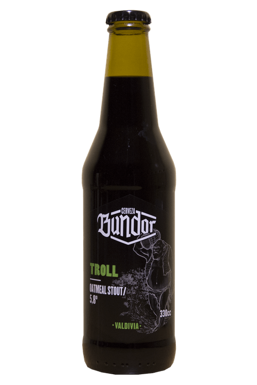Cerveza Bundor Troll Oatmeal Stout botella 330ml