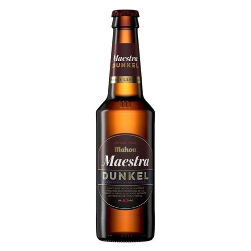 Cerveza Mahou Maestra Dunkel Botella 330ml
