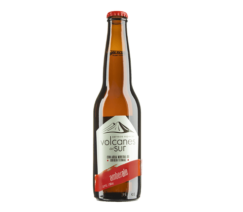 Cerveza Volcanes del Sur Amber Ale Botella 350ml