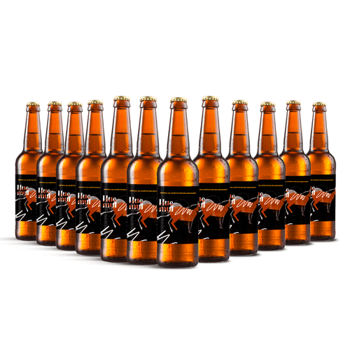 Pack 12 cervezas Quimera Huemul American Strong Ale Botella 330ml