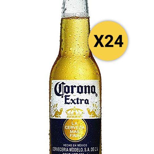 Pack 24 Cervezas Corona Extra Botella 330ml
