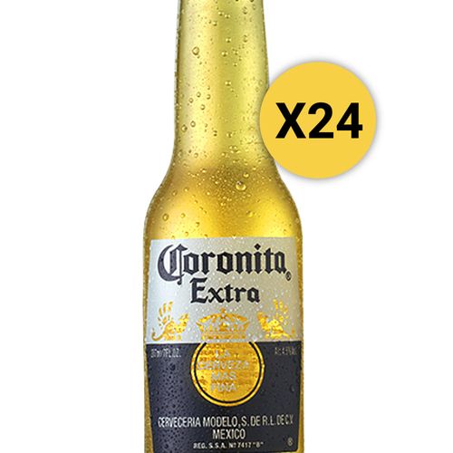 Pack 24 Cervezas Coronita Extra Botella 207ml