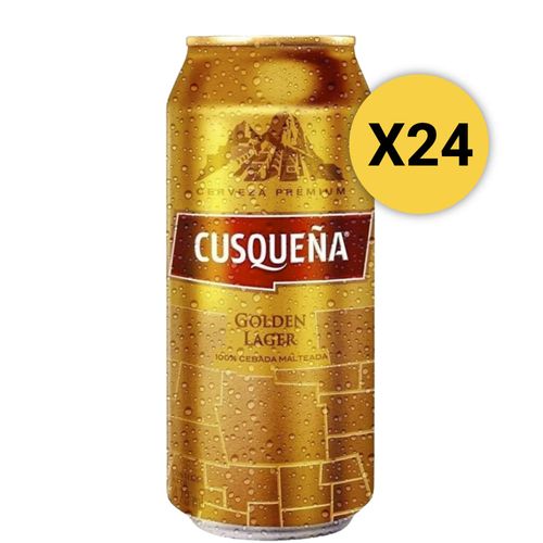 Pack 24 Cervezas Cusqueña Dorada Lata 473ml
