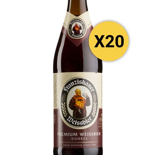 Pack 20 Cervezas Franziskaner Weizen Dunkel