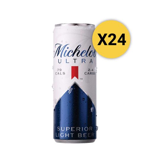 Pack 24 Cervezas Michelob Ultra Lata 355ml