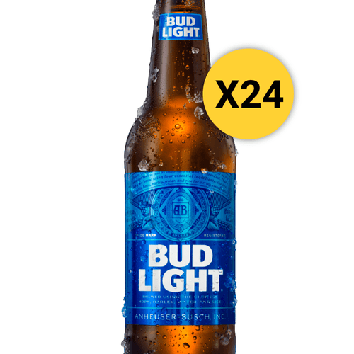 Pack 24 Cervezas Bud Light Botella 355ml