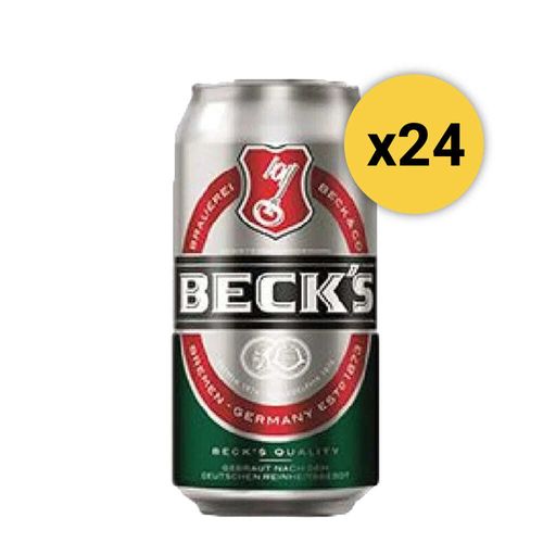 Pack 24 Cervezas Beck's Lata 330ml