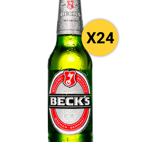 Pack 24 Cervezas Beck's Pale Lager Botella 330ml